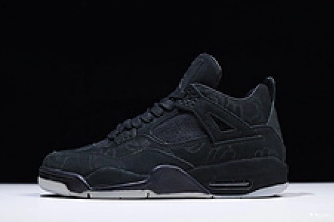 Reps TBK black Nike retro Air 4 Jordan 930155 001 kaws 0727